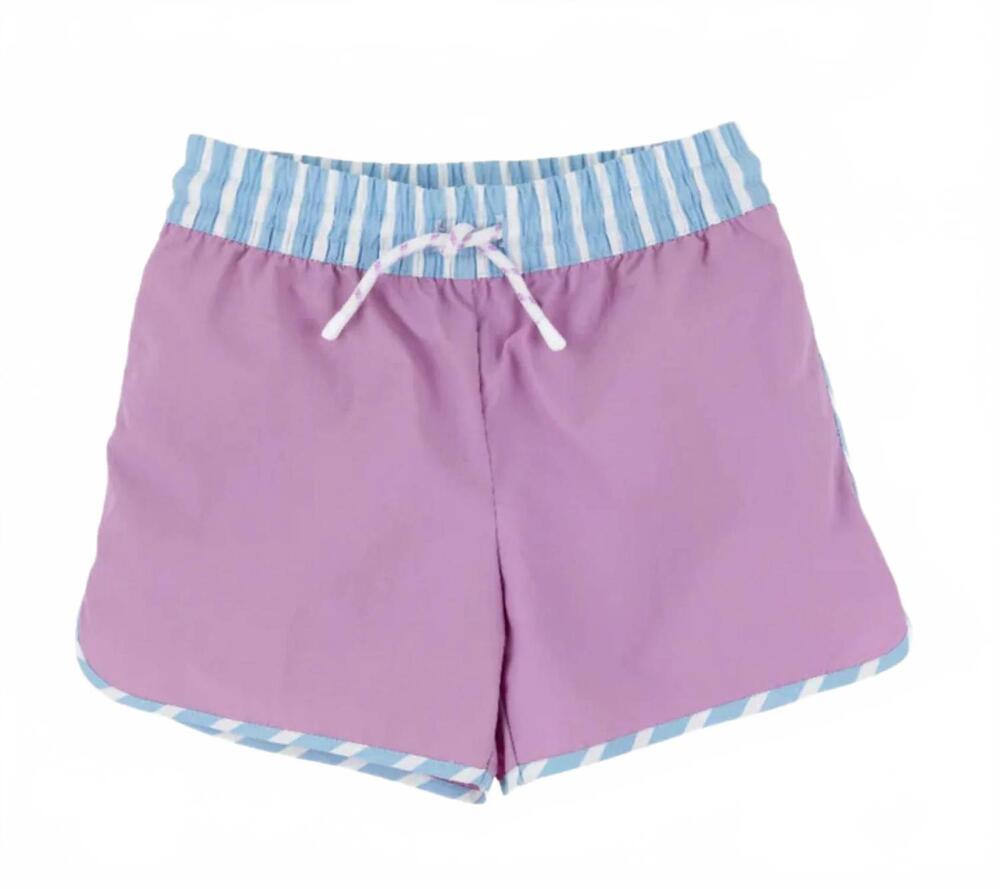 NEW THE BEAUFORT BONNET COMPANY boy's tanner valley high trunks in violet